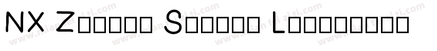 NX Zlcvel Smooth Lin字体转换